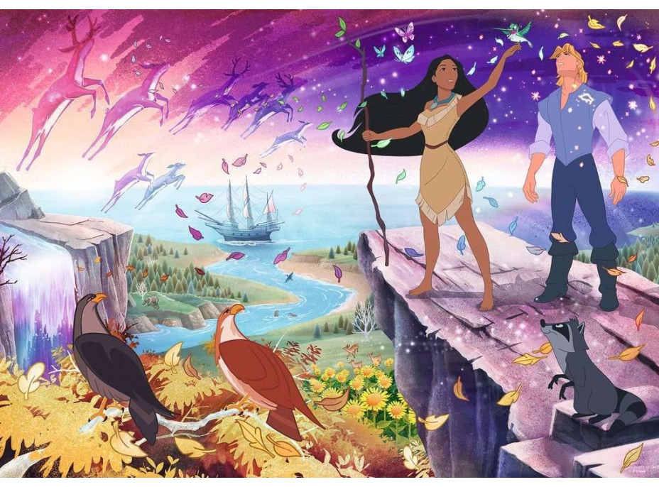 RAVENSBURGER Puzzle Disney: Pocahontas 1000 dílků