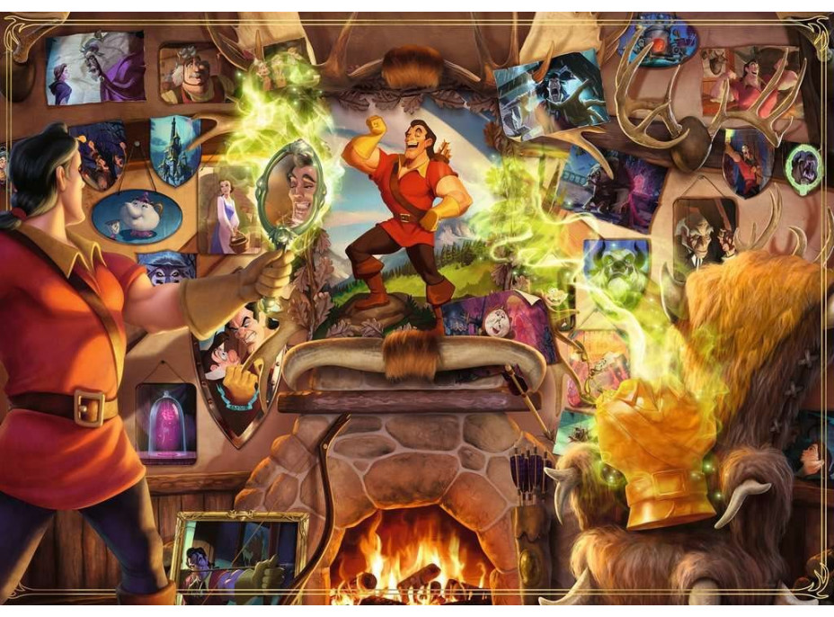 RAVENSBURGER Puzzle Disney Villainous: Gaston 1000 dílků