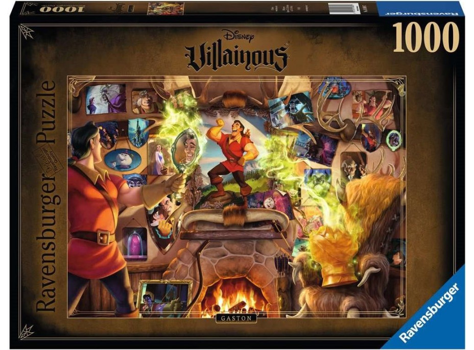 RAVENSBURGER Puzzle Disney Villainous: Gaston 1000 dílků