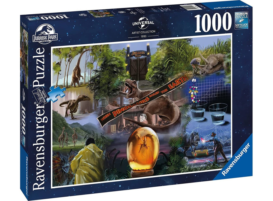 RAVENSBURGER Puzzle Jurský park 1000 dílků