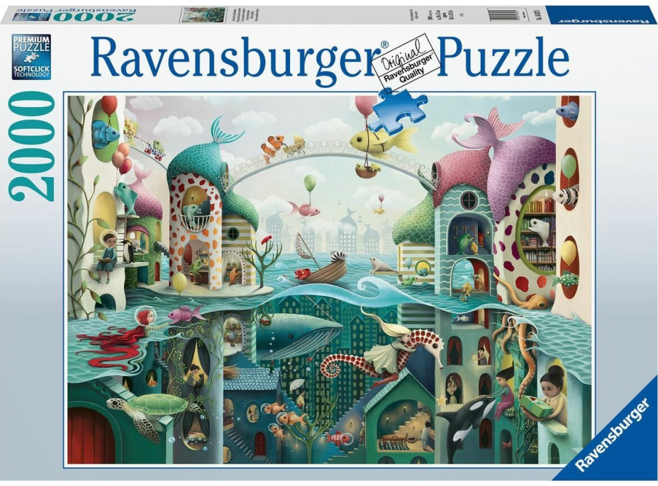 RAVENSBURGER Puzzle Kdyby ryby mohly chodit 2000 dílků