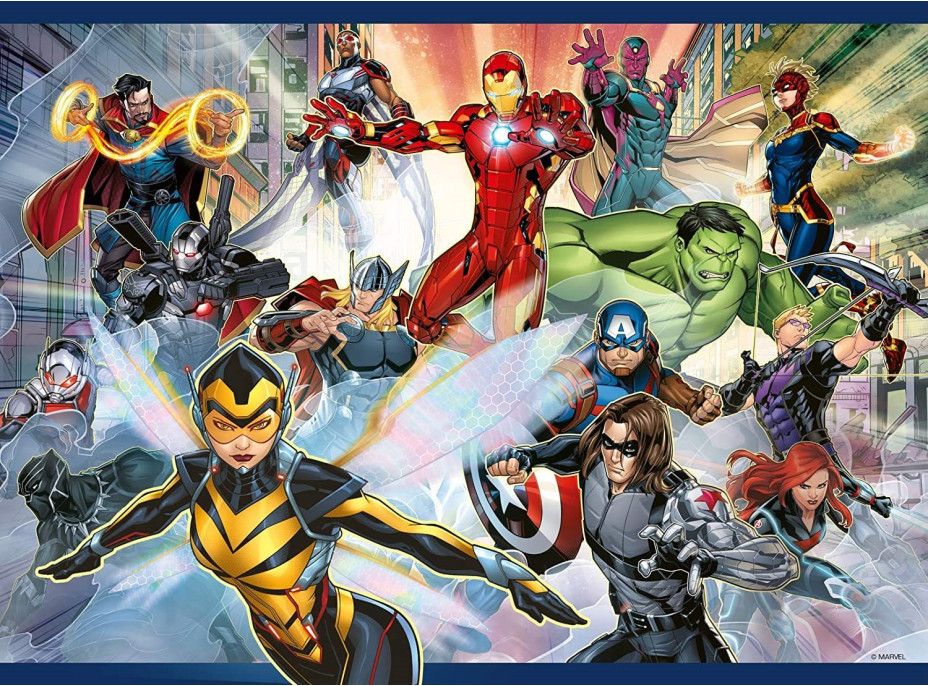 RAVENSBURGER Puzzle Marvel: Avengers XXL 100 dílků