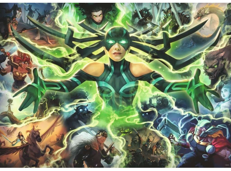 RAVENSBURGER Puzzle Marvel Villainous: Hela 1000 dílků