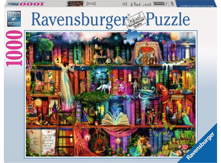 RAVENSBURGER Puzzle Pohádková knihovna 1000 dílků