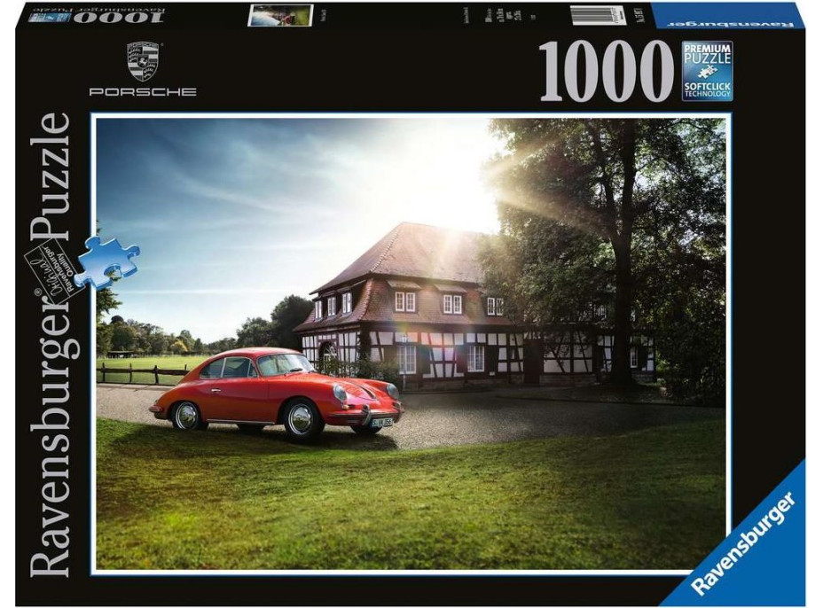 RAVENSBURGER Puzzle Porsche Classic 356, 1000 dílků