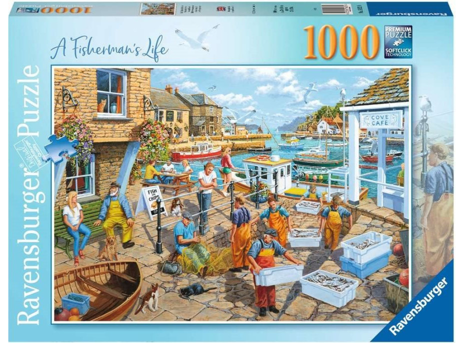 RAVENSBURGER Puzzle Rybářský život 1000 dílků