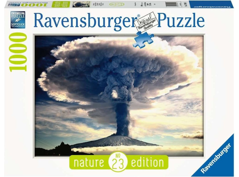 RAVENSBURGER Puzzle Sopka Etna, Sicílie 1000 dílků