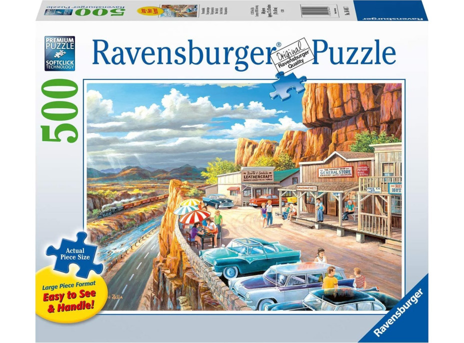 RAVENSBURGER Puzzle Zastávka na vyhlídce XXL 500 dílků