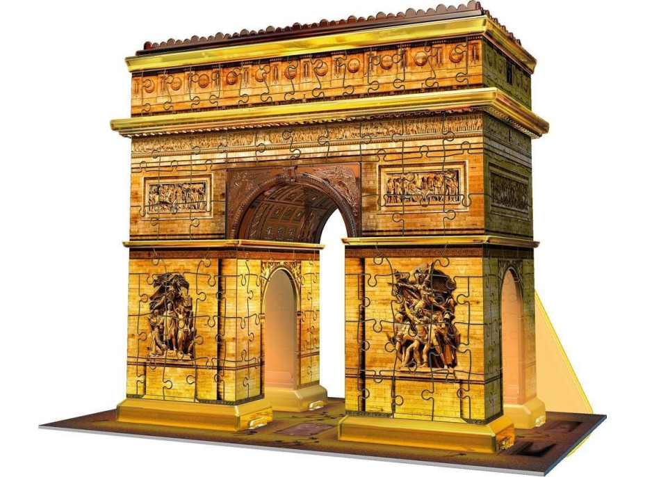 RAVENSBURGER Svítící 3D puzzle Noční edice Vítězný oblouk 216 dílků