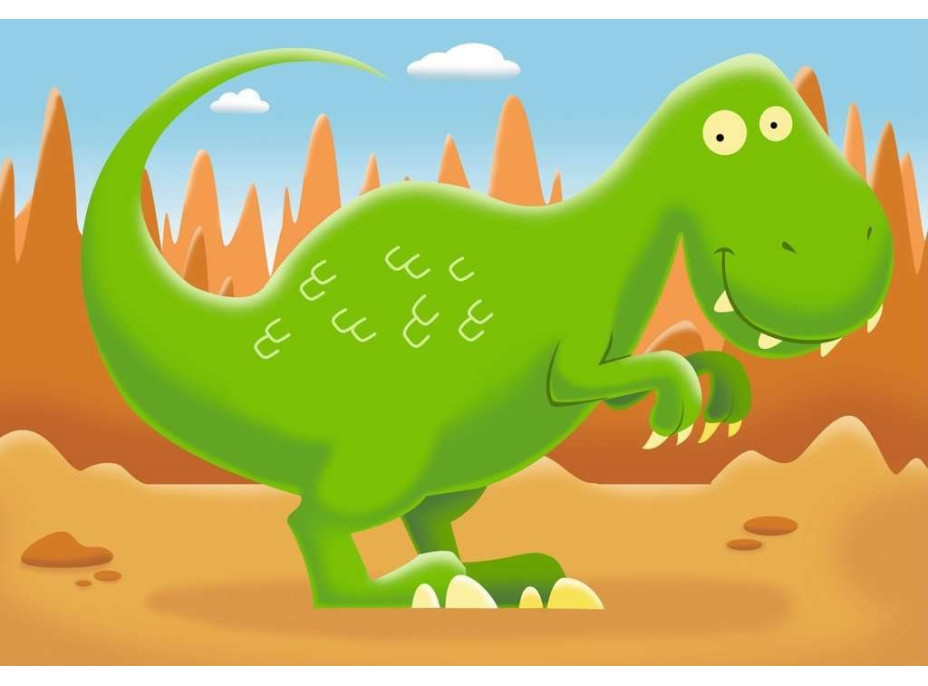 RAVENSBURGER Moje první puzzle Veselí Dinosauři 4v1 (2,3,4,5 dílků)