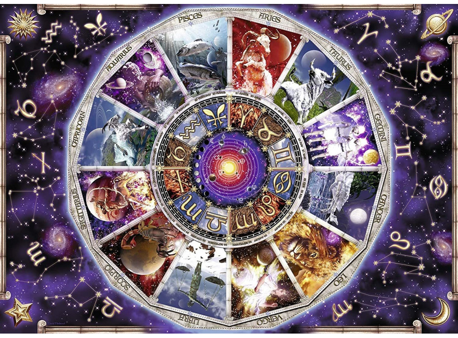 RAVENSBURGER Puzzle Astrologie - zvěrokruh 9000 dílků