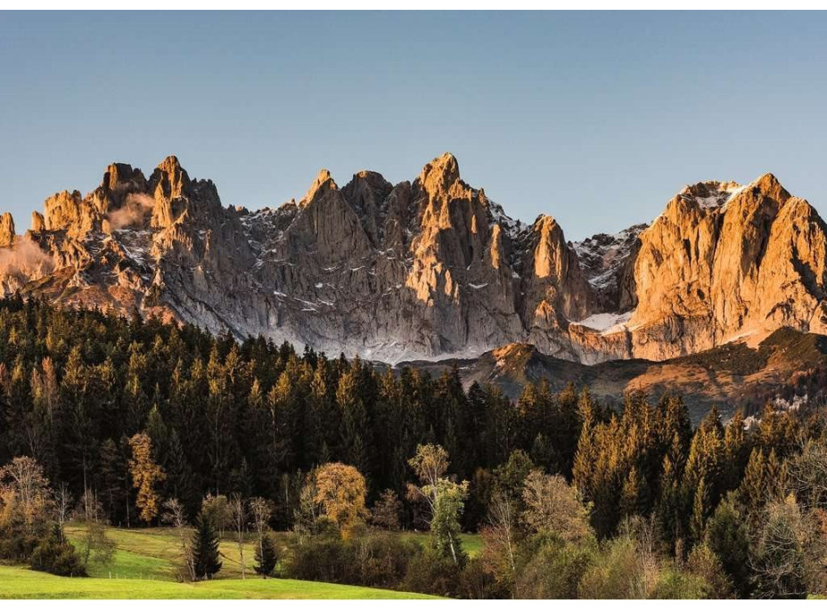 RAVENSBURGER Puzzle Barevný Wilder Kaiser, Rakousko 1000 dílků