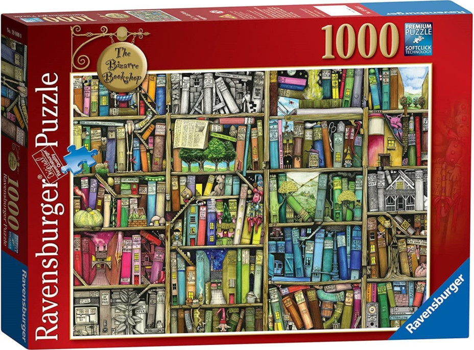 RAVENSBURGER Puzzle Bizarní knihovna 1000 dílků