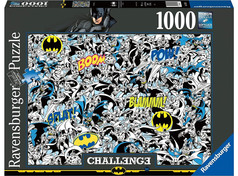 RAVENSBURGER Puzzle Challenge: Batman 1000 dílků