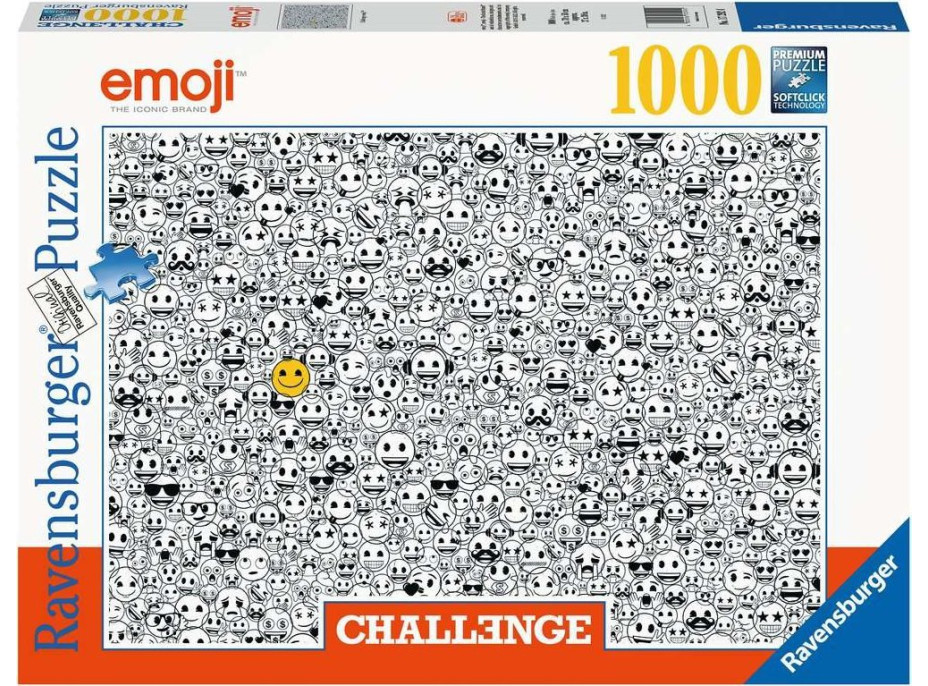 RAVENSBURGER Puzzle Challenge: Emoji 1000 dílků