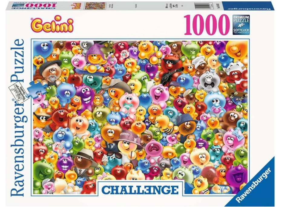 RAVENSBURGER Puzzle Challenge: Gelini 1000 dílků