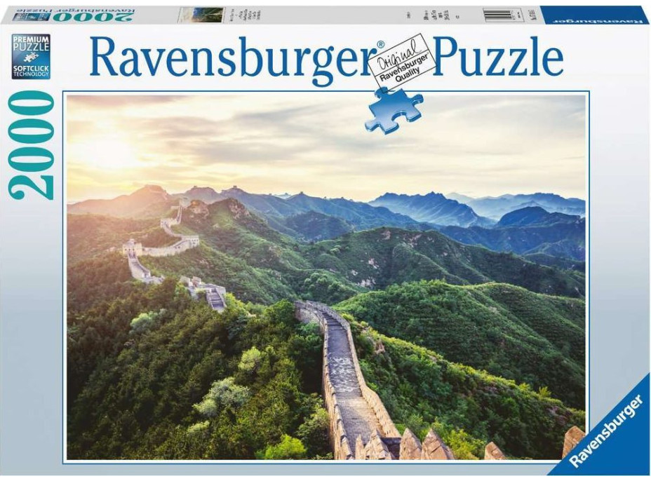 RAVENSBURGER Puzzle Čínská zeď při západu slunce 2000 dílků