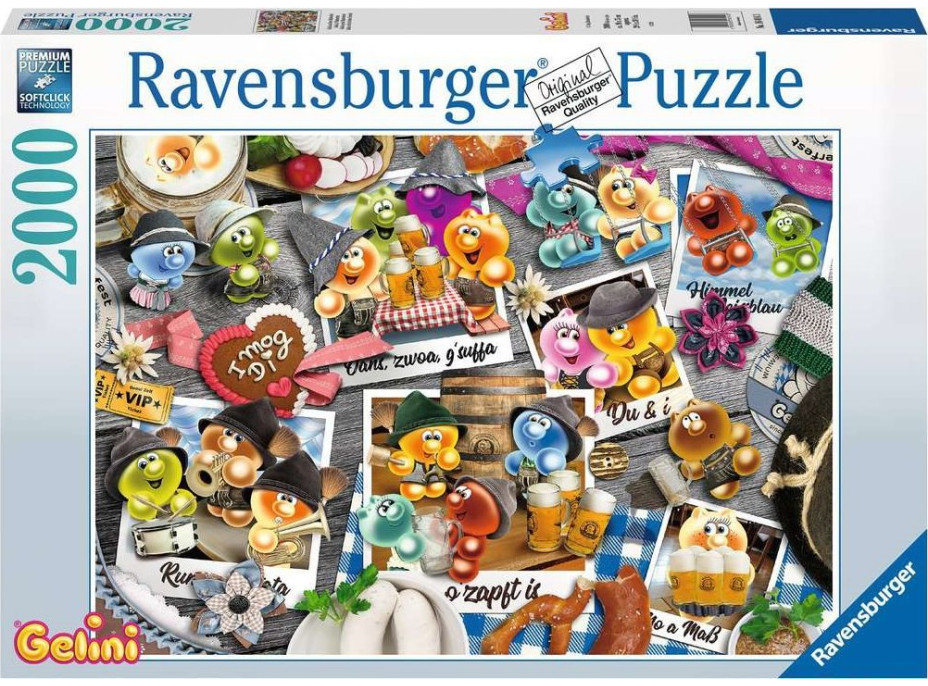 RAVENSBURGER Puzzle Gelini na Oktoberfestu 2000 dílků