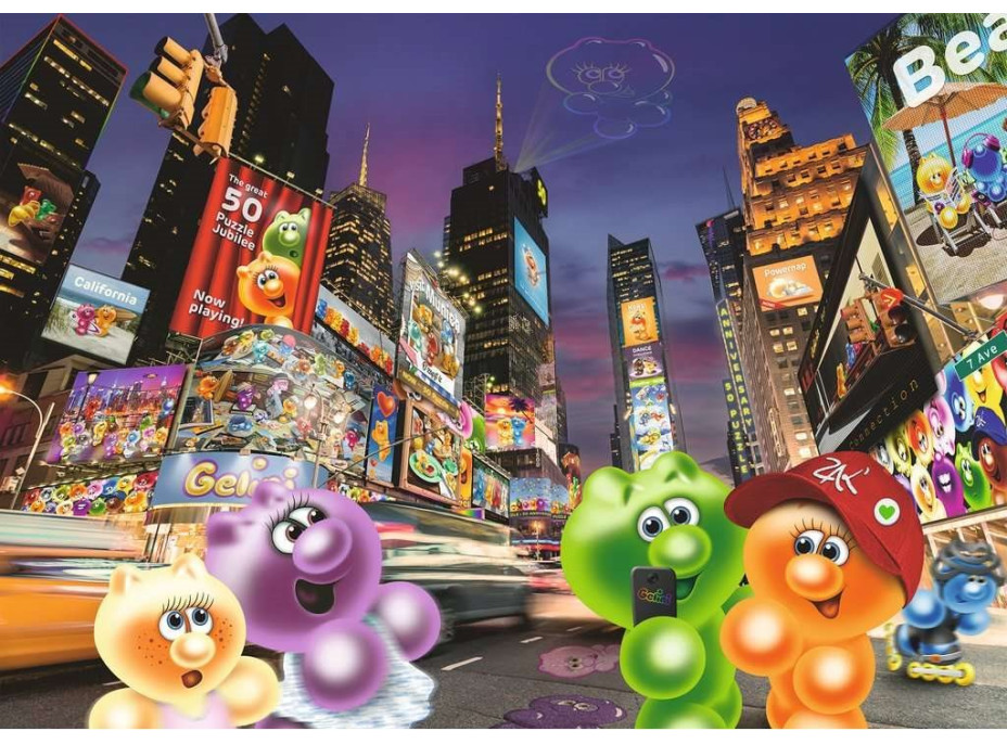 RAVENSBURGER Puzzle Gelini na Time Square 1000 dílků