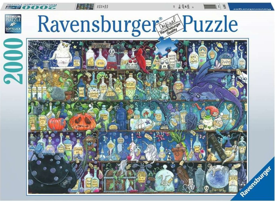 RAVENSBURGER Puzzle Jedy a lektvary 2000 dílků