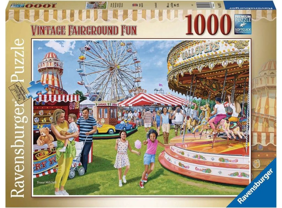 RAVENSBURGER Puzzle Klasická pouťová zábava 1000 dílků