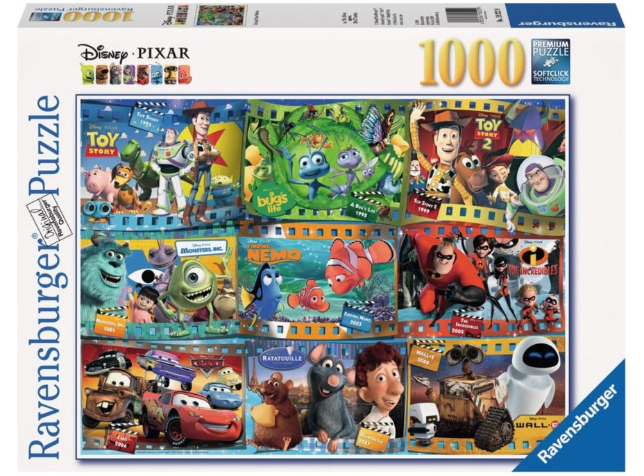 RAVENSBURGER Puzzle Svět Disney Pixar 1000 dílků