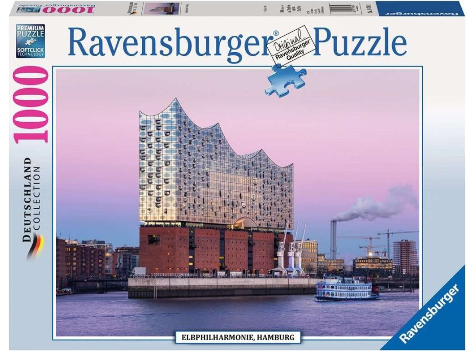 RAVENSBURGER Puzzle Labská filharmonie, Hamburk 1000 dílků