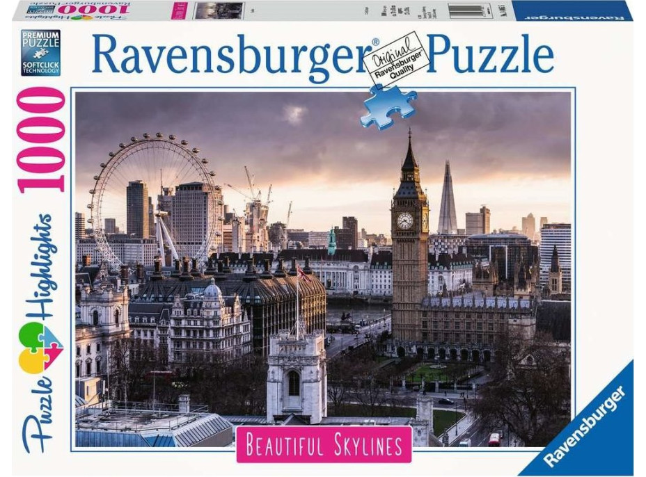 RAVENSBURGER Puzzle Londýn, Velká Británie 1000 dílků