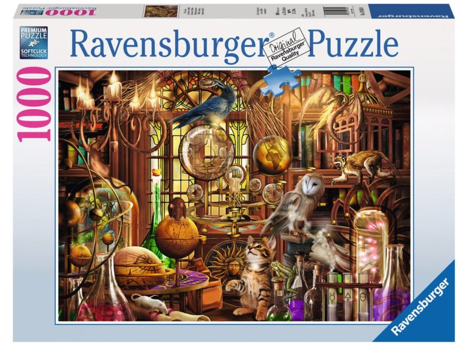 RAVENSBURGER Puzzle Merlinova laboratoř 1000 dílků