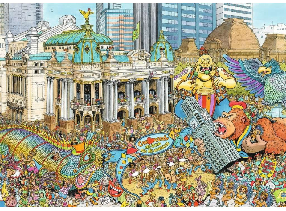 RAVENSBURGER Puzzle Města světa: Rio de Janeiro 1000 dílků