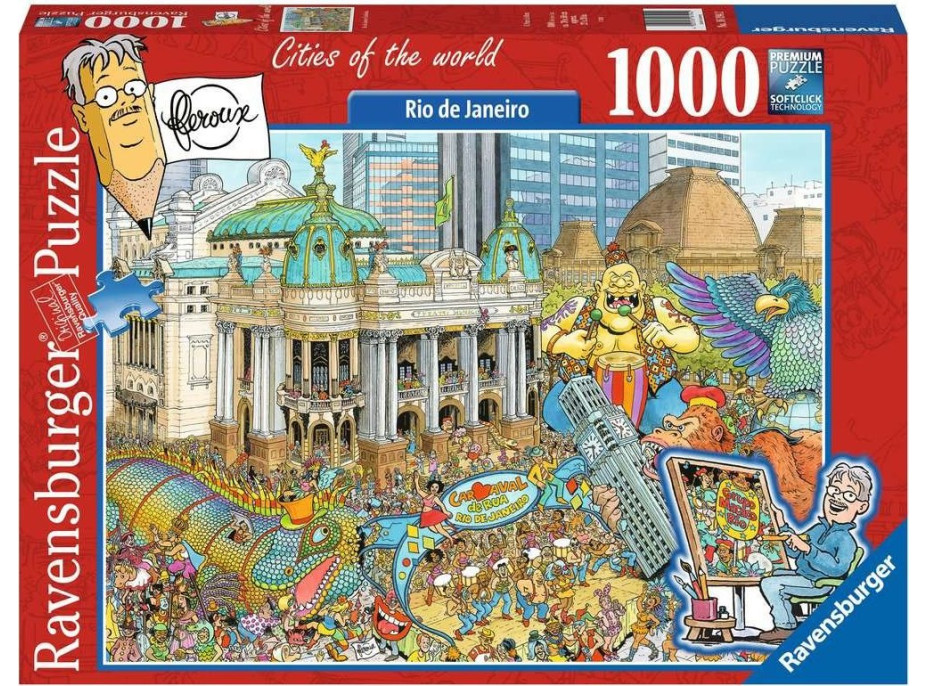 RAVENSBURGER Puzzle Města světa: Rio de Janeiro 1000 dílků