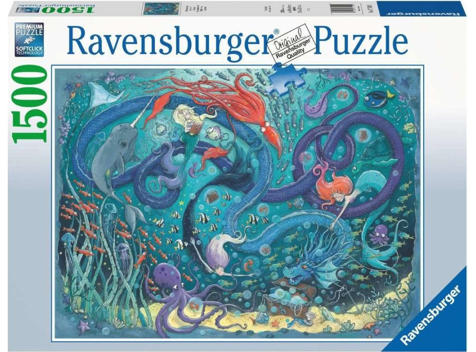 RAVENSBURGER Puzzle Mořské panny 1500 dílků