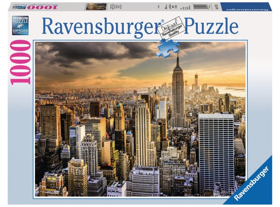 RAVENSBURGER Puzzle Mrakodrapy v New Yorku 1000 dílků