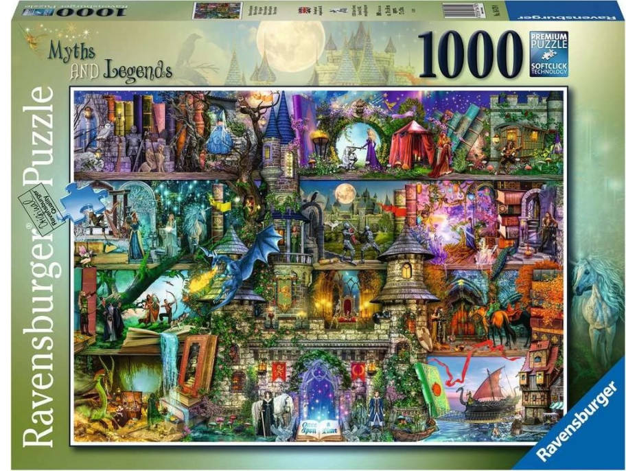 RAVENSBURGER Puzzle Mýty a legendy 1000 dílků