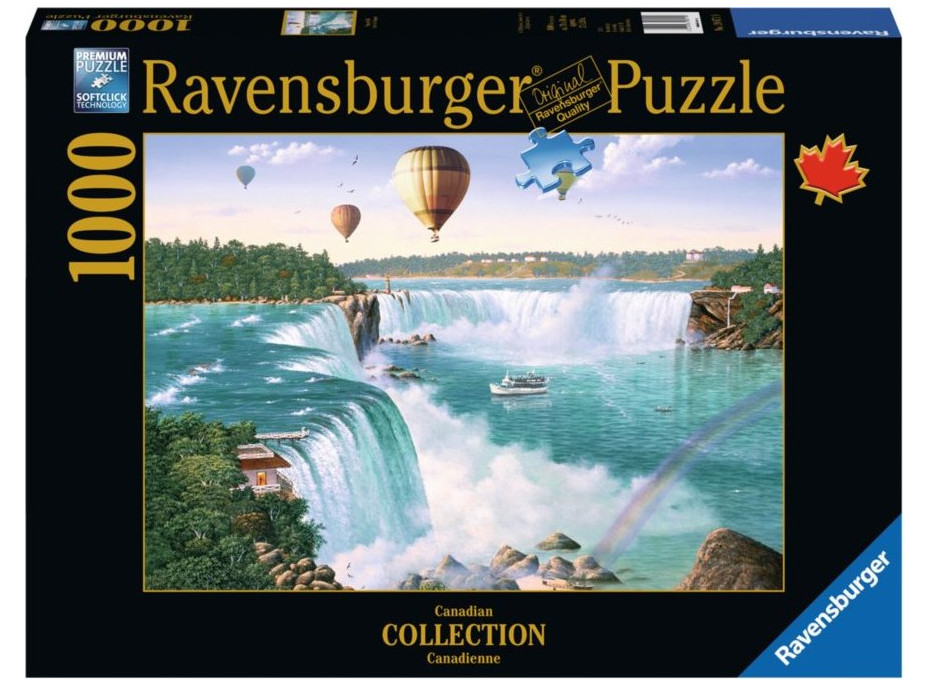 RAVENSBURGER Puzzle Niagarské vodopády, Kanada 1000 dílků