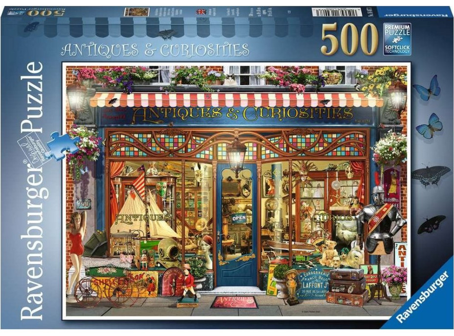 RAVENSBURGER Puzzle Obchůdek se starožitnostmi 500 dílků