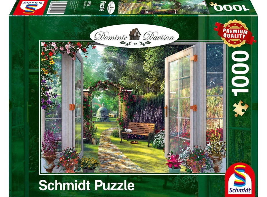 SCHMIDT Puzzle Pohled do kouzelné zahrady 1000 dílků