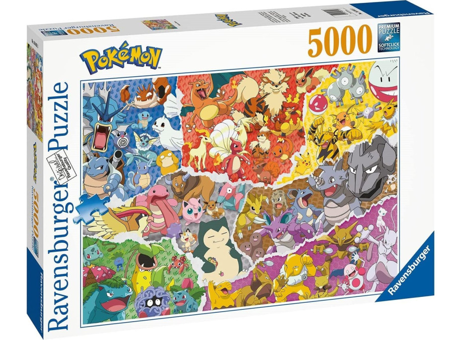 RAVENSBURGER Puzzle Pokémon Allstars 5000 dílků