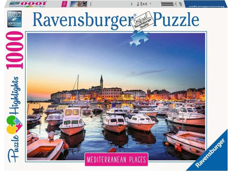 RAVENSBURGER Puzzle Chorvatsko 1000 dílků