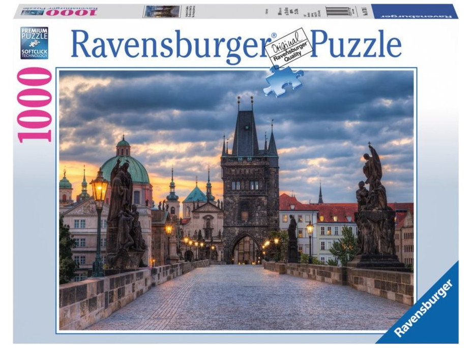 RAVENSBURGER Puzzle Procházka po Karlově mostu 1000 dílků