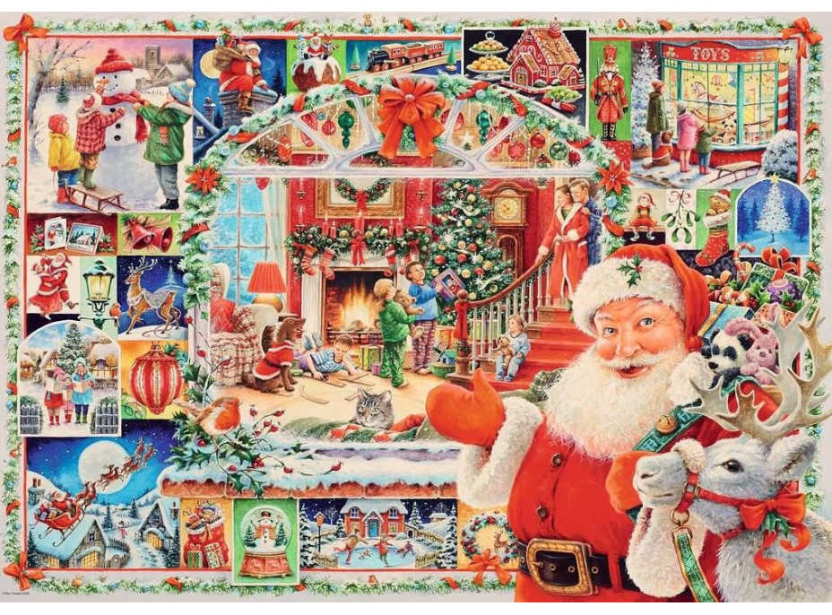 RAVENSBURGER Puzzle Vánoce jsou tady! 1000 dílků