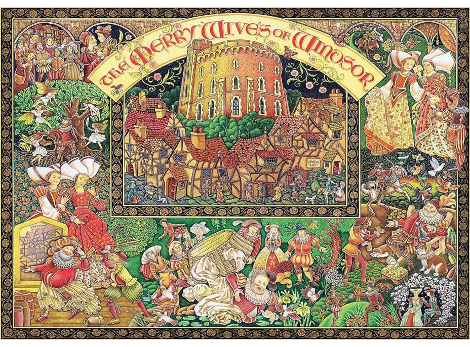 RAVENSBURGER Puzzle Veselé paničky windsorské 1000 dílků