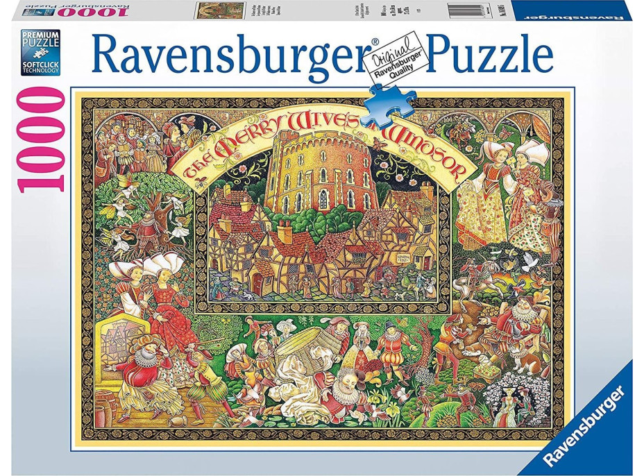 RAVENSBURGER Puzzle Veselé paničky windsorské 1000 dílků