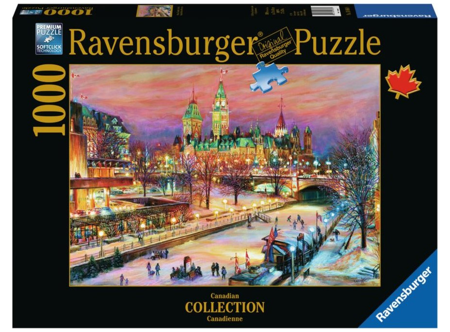 RAVENSBURGER Puzzle Zimní festival v Ottawě 1000 dílků