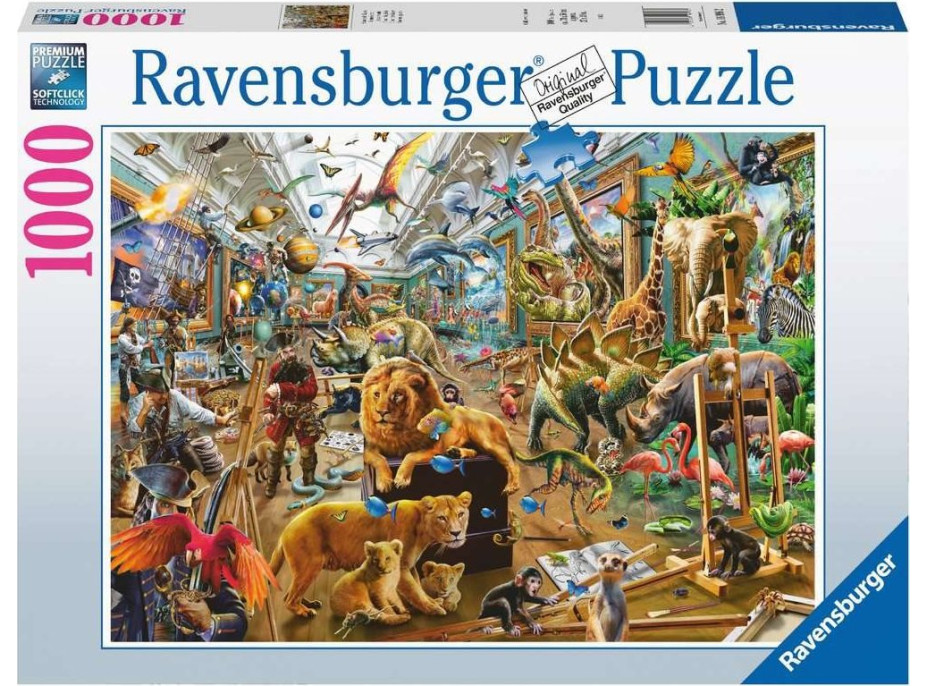 RAVENSBURGER Puzzle Zmatek v galerii 1000 dílků