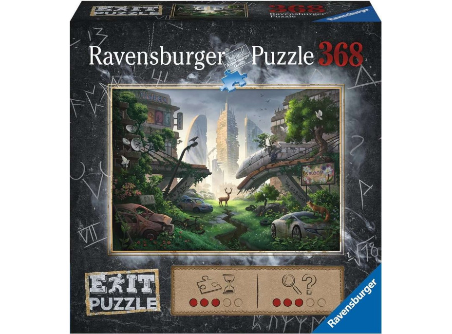 RAVENSBURGER Únikové EXIT puzzle Apokalypsa 368 dílků