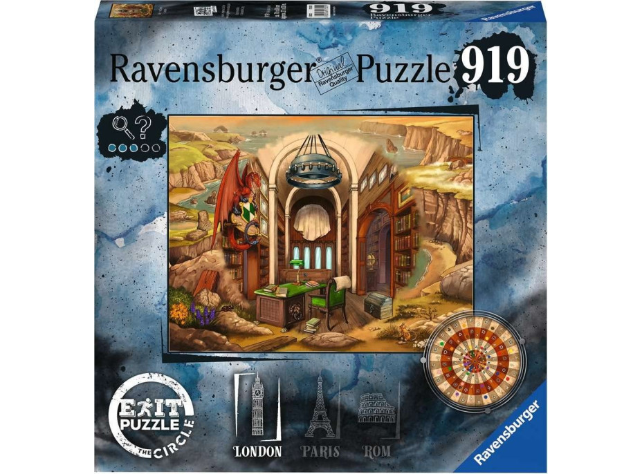 RAVENSBURGER Únikové EXIT puzzle Kruh: V Londýně 919 dílků