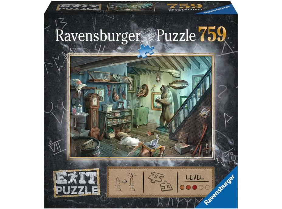 RAVENSBURGER Únikové EXIT puzzle Zamčený sklep 759 dílků