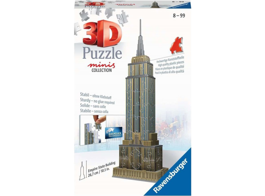 RAVENSBURGER 3D puzzle Mini Empire State Building 66 dílků