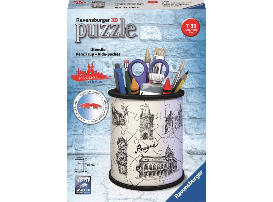 RAVENSBURGER 3D puzzle stojan: Pražské památky 54 dílků